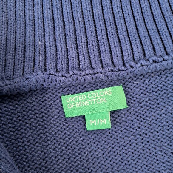 United Colors of Benetton Women's 1/4 Zip Sweater - Picture 5 of 11